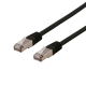 S/FTP Cat6 patchkabel, delta cert, LSZH, 20m, svart SFTP-620SH